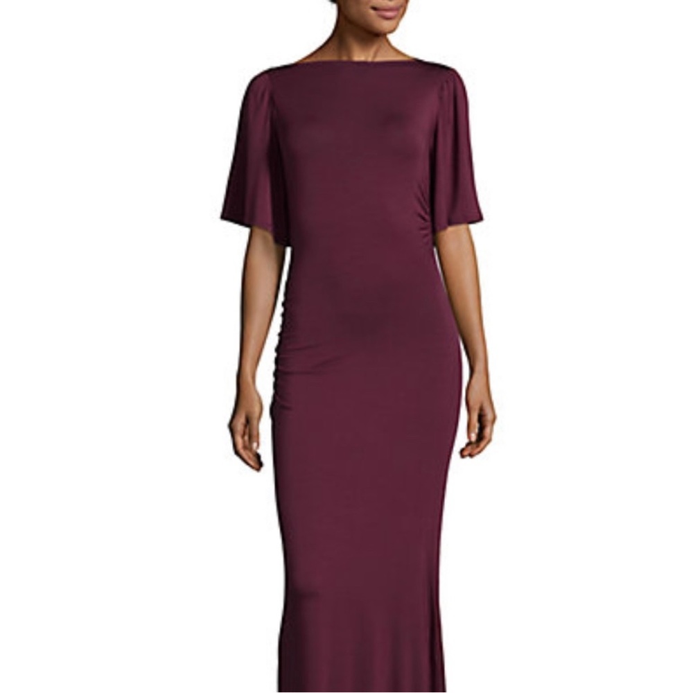 Lovely Maroon Maternity Maxi